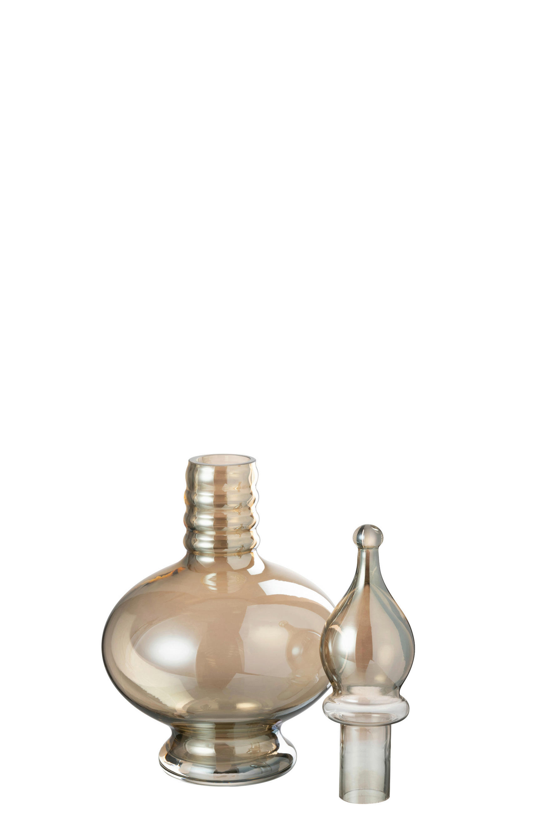 DEKOVASE  - Beige, Basics, Glas (17,5/17,5/38cm) - Stanley Rogers