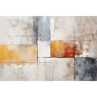 LEINWANDBILD Abstraktes 30/30 cm  - Multicolor, Basics, Holz/Papier (30/30cm) - Euroart