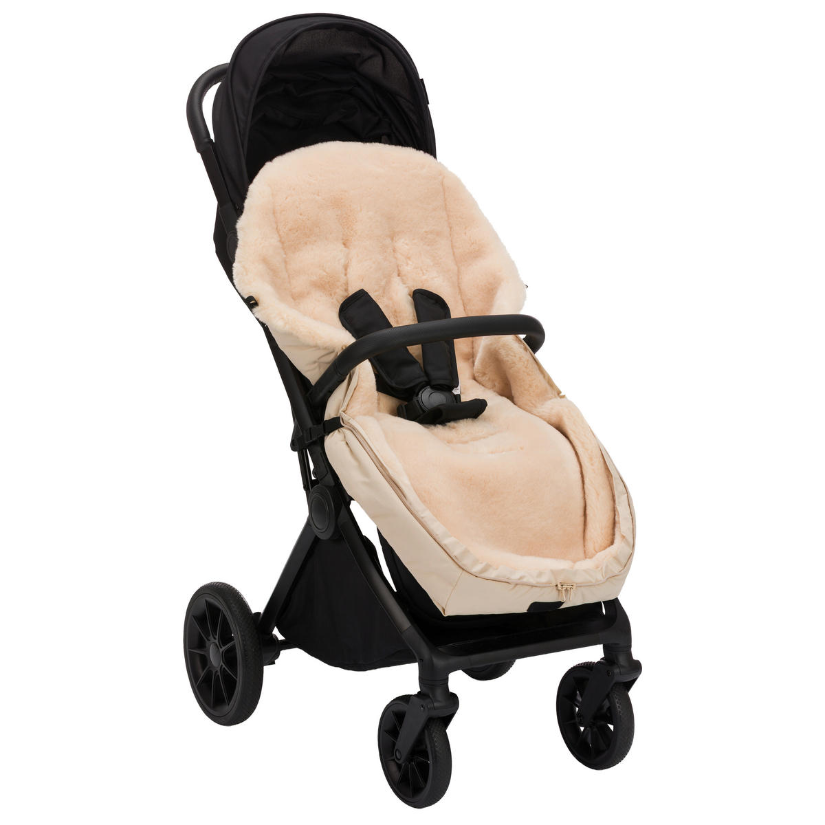 BUGGY-FUSSSACK Vegan  - Naturfarben, Trend, Kunststoff/Textil (50/100cm) - Jimmylee