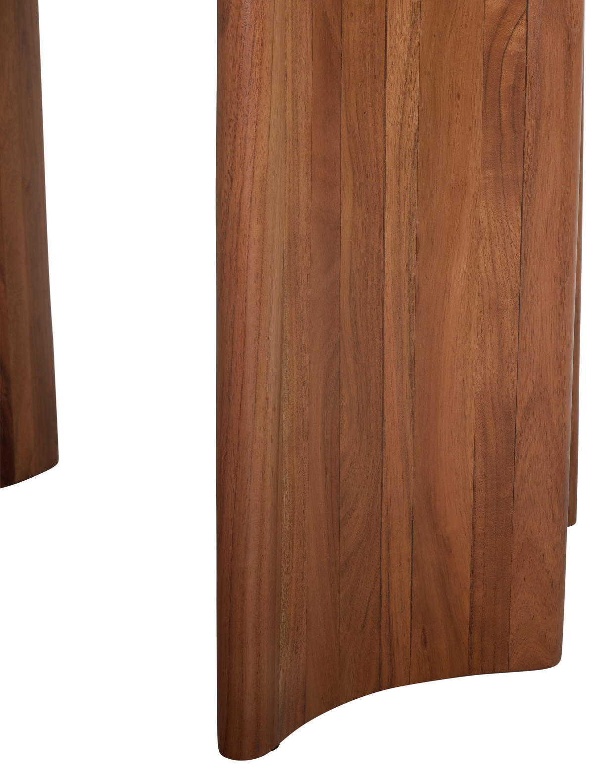 ESSTISCH in Holz, Stein  - Naturfarben/Akaziefarben, Trend, Holz/Stein (120cm) - Livetastic