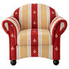 SESSEL in Mikrofaser Rot  - Wengefarben/Rot, Konventionell, Holz/Textil (90/84/80cm) - Livetastic