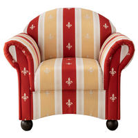 SESSEL in Mikrofaser Rot  - Wengefarben/Rot, Konventionell, Holz/Textil (90/84/80cm) - Livetastic
