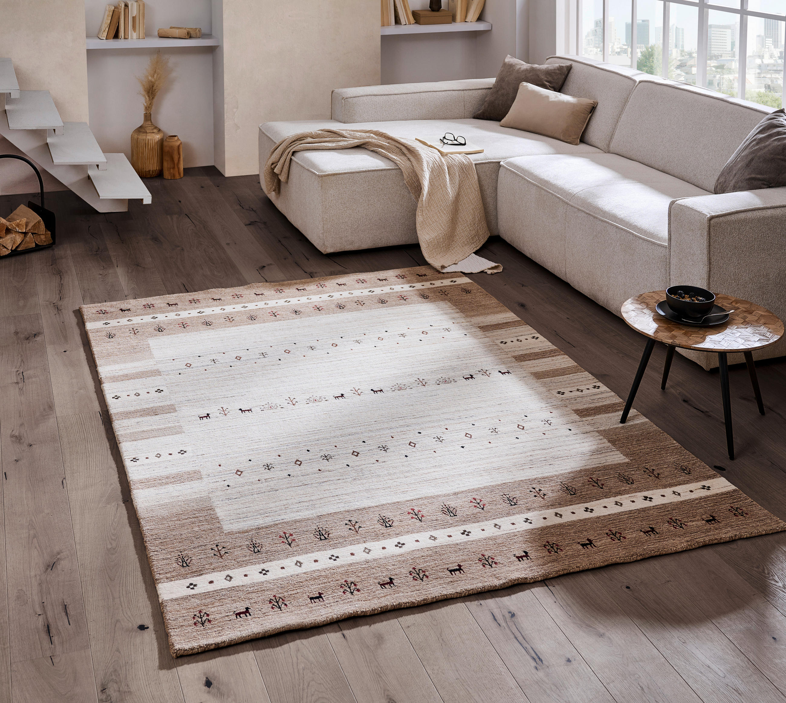 ORIENTTEPPICH 140/200 cm Savannah Village Beige  - Beige, LIFESTYLE, Textil (140/200cm) - Cazaris
