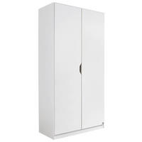 ARMOIRE in Weiss  - blanc, Konventionell, matériau de bois (91/197/54cm) - home24