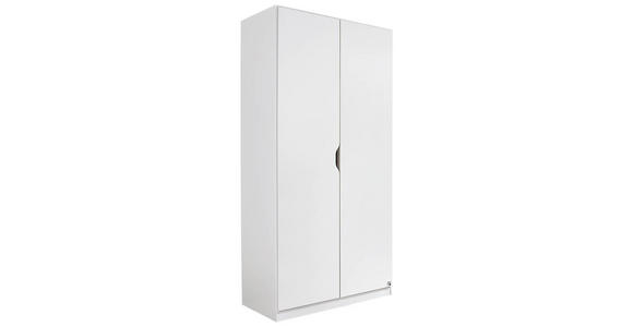 KLEIDERSCHRANK  in Weiß  - Weiß, KONVENTIONELL, Holzwerkstoff (91/197/54cm) - Xora