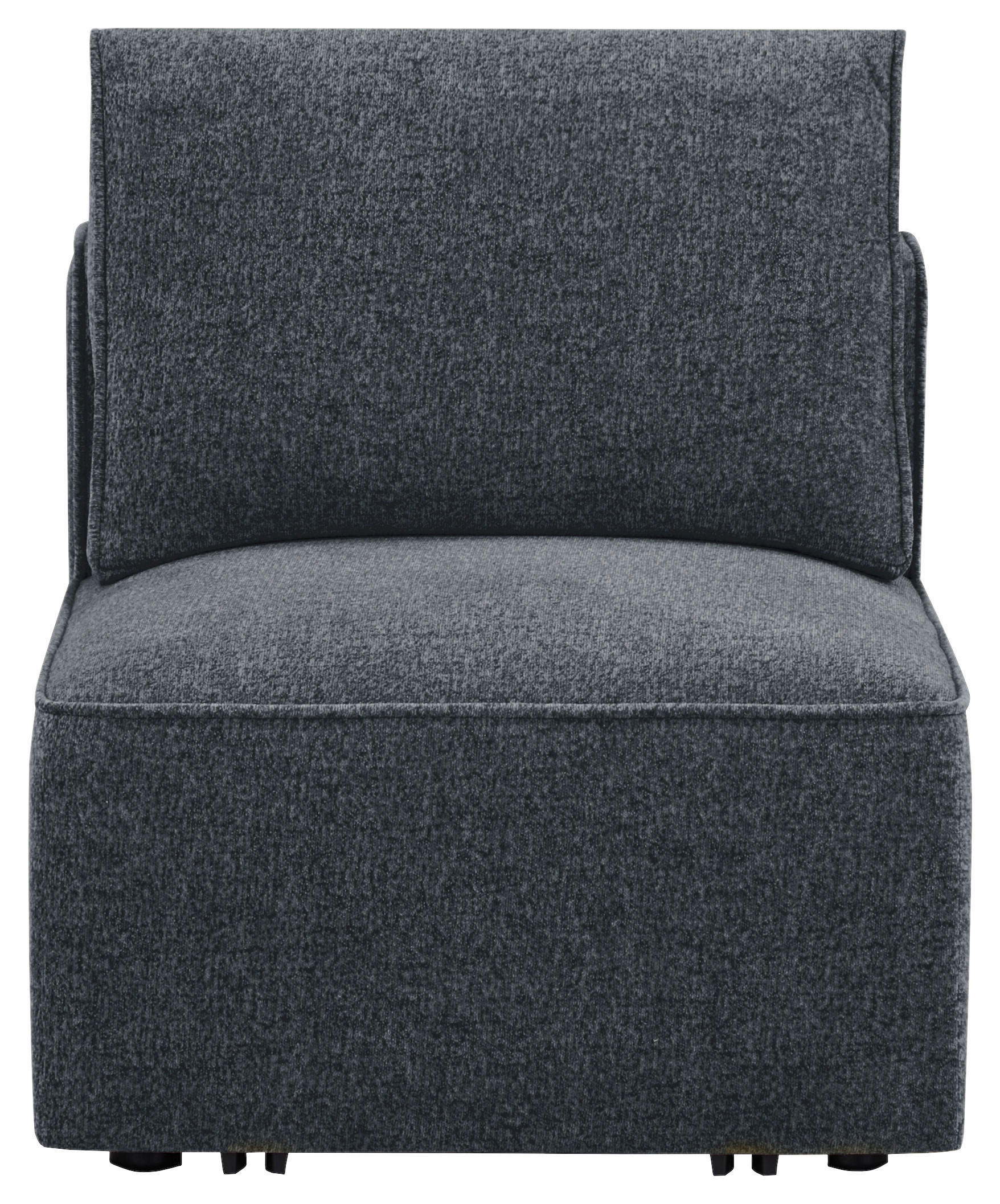 SOFFMODUL i fleece mörkgrå  - mörkgrå/svart, Design, trä/textil (70,5/65/90cm) - Livetastic