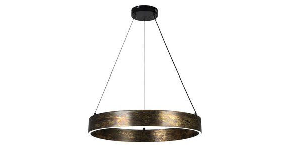 LED-HÄNGELEUCHTE Oxira 59/120 cm  - Multicolor/Schwarz, Design, Kunststoff/Metall (59/120cm) - Dieter Knoll