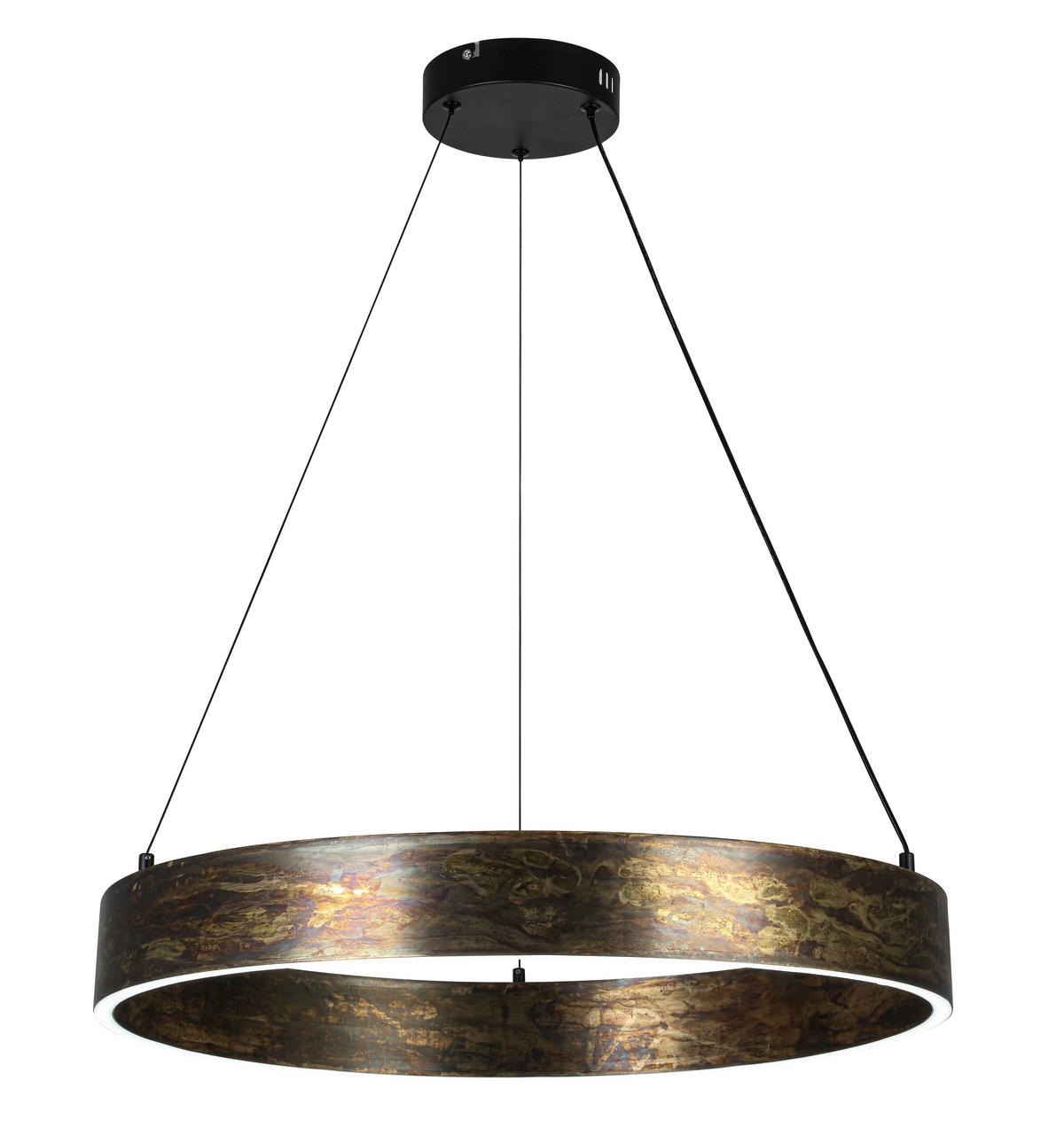 LED-HÄNGELEUCHTE Oxira 59/120 cm  - Multicolor/Schwarz, Design, Kunststoff/Metall (59/120cm) - Dieter Knoll