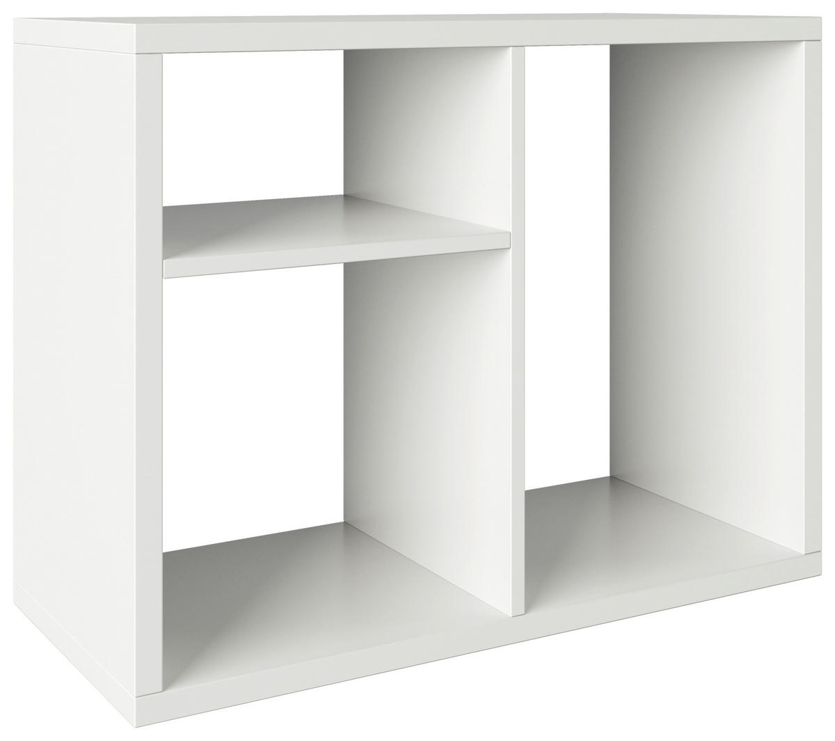 REGAL Weiß  - Weiß, Basics, Holzwerkstoff (75/58/34cm) - MID.YOU