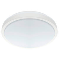 LED-DECKENLEUCHTE 32,5/5,5 cm   - Weiß, MODERN, Kunststoff/Metall (32,5/5,5cm)
