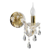 WANDLEUCHTE Maria Teresa 12/26/24 cm   - Goldfarben, KONVENTIONELL, Metall (12/26/24cm)