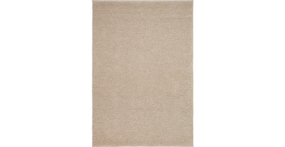 HANDWEBTEPPICH 90/160 cm Creme  - Creme, Natur, Textil (90/160cm) - Linea Natura