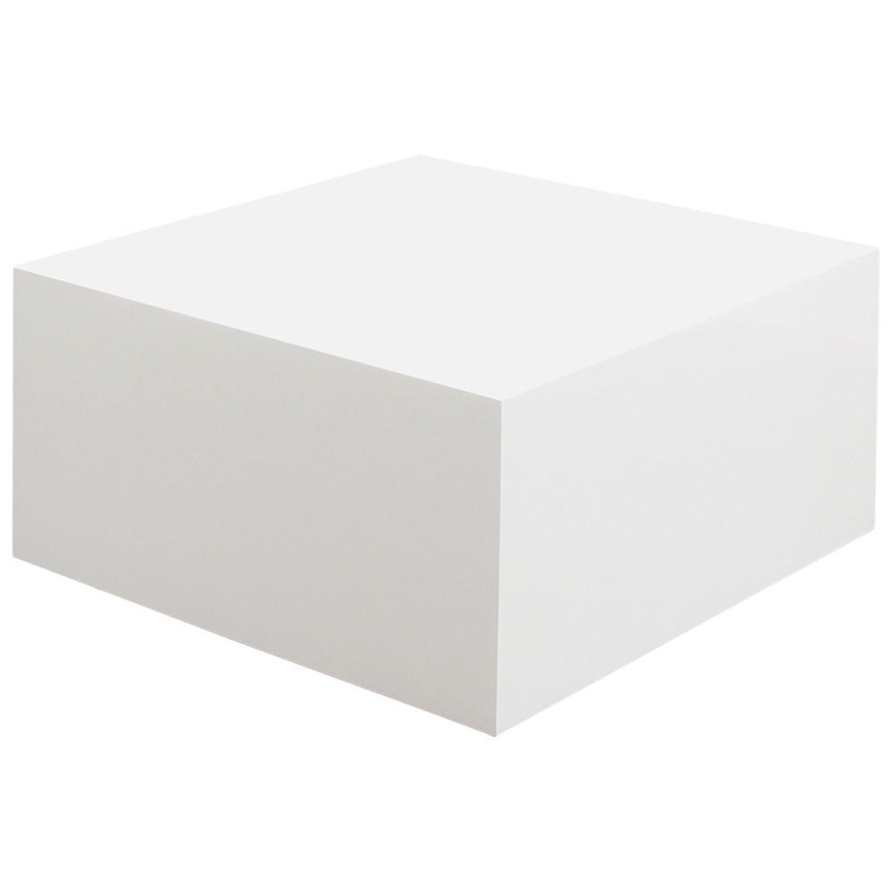 Livetastic KONFERENČNÍ STOLEK, vysoce lesklá bílá, kompozitní dřevo, 60/60/30 cm