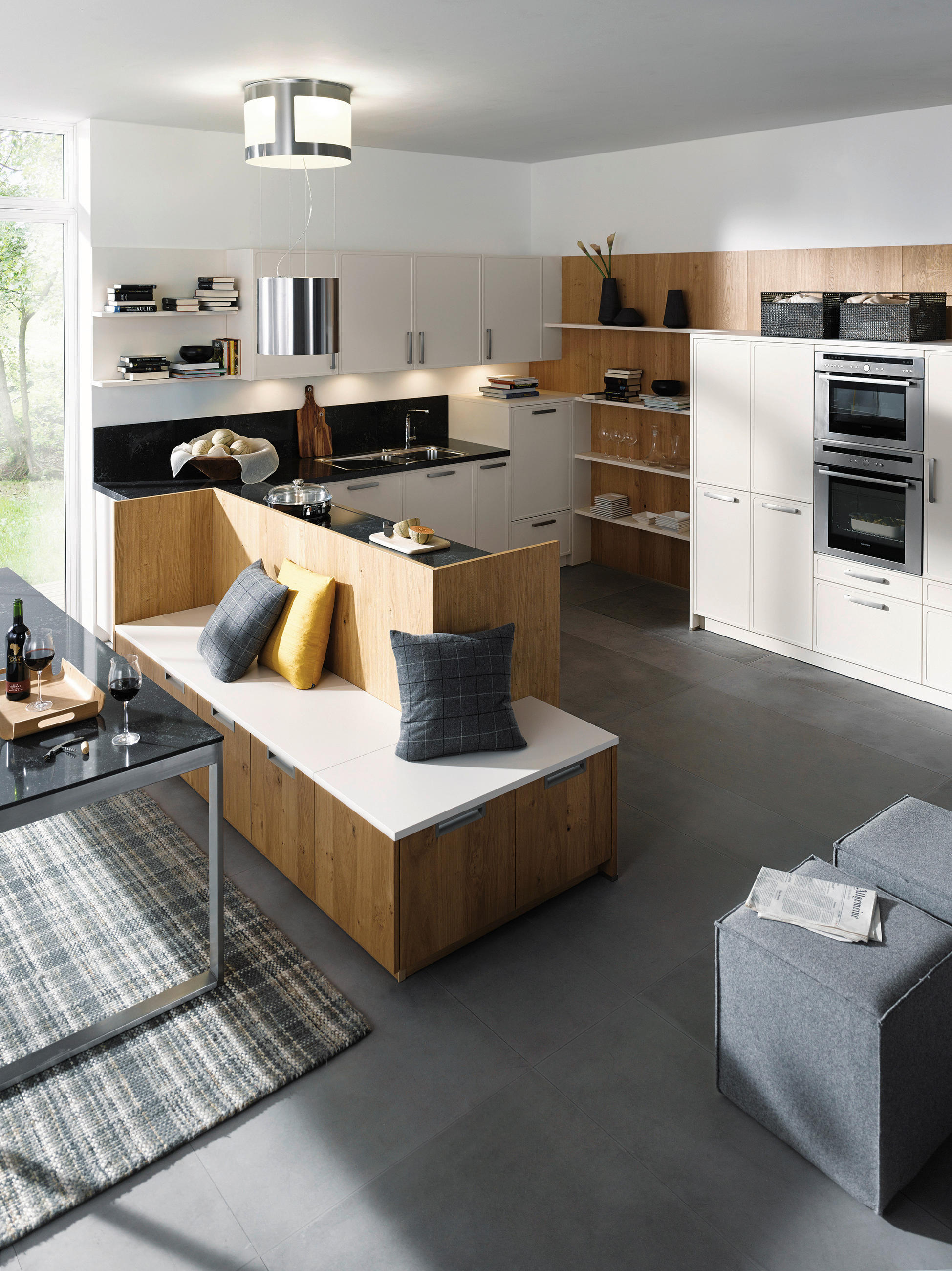 EINBAUKÜCHE   - Design, Holzwerkstoff - Novel