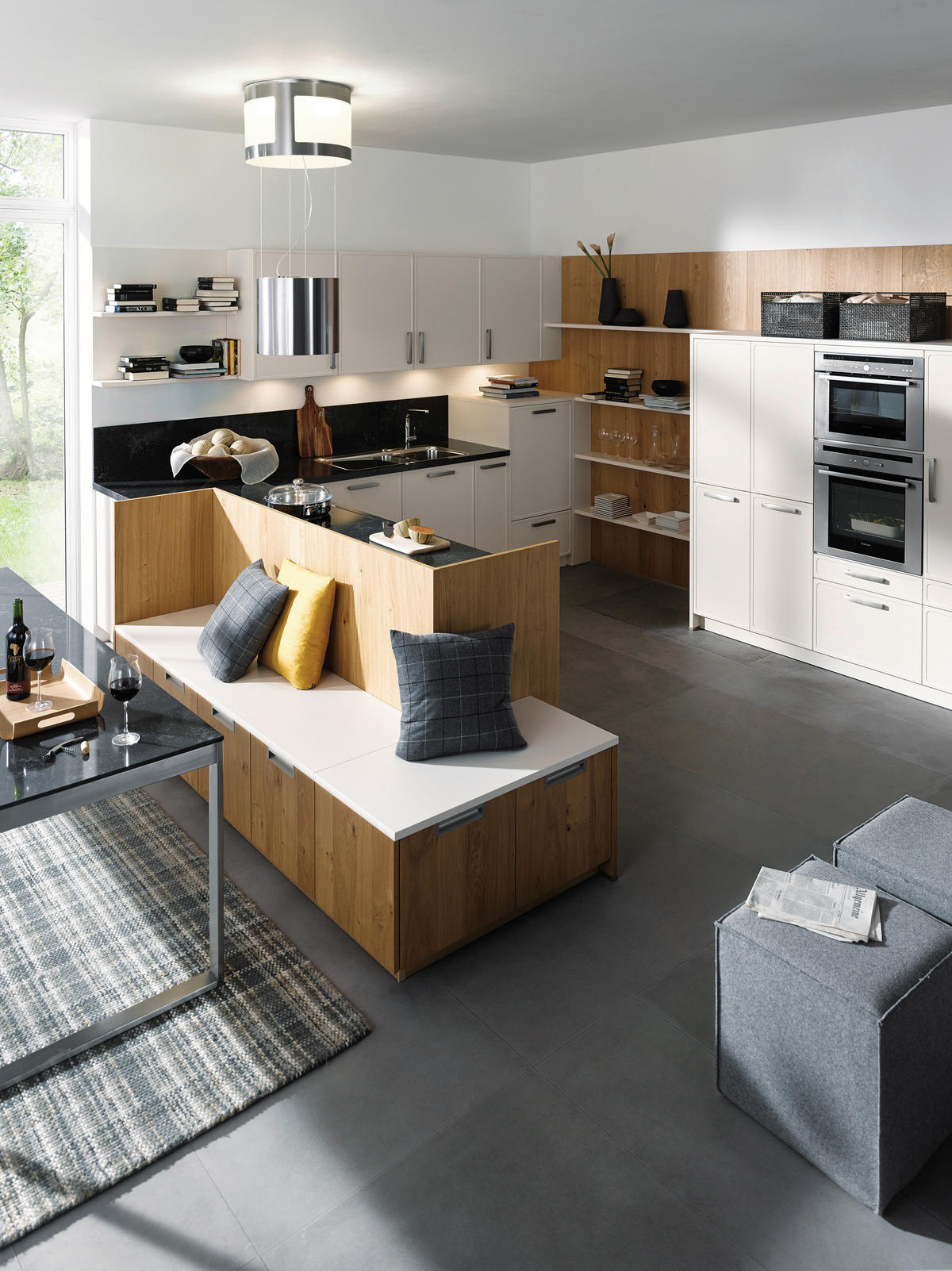 EINBAUKÜCHE   - Design, Holzwerkstoff - Novel