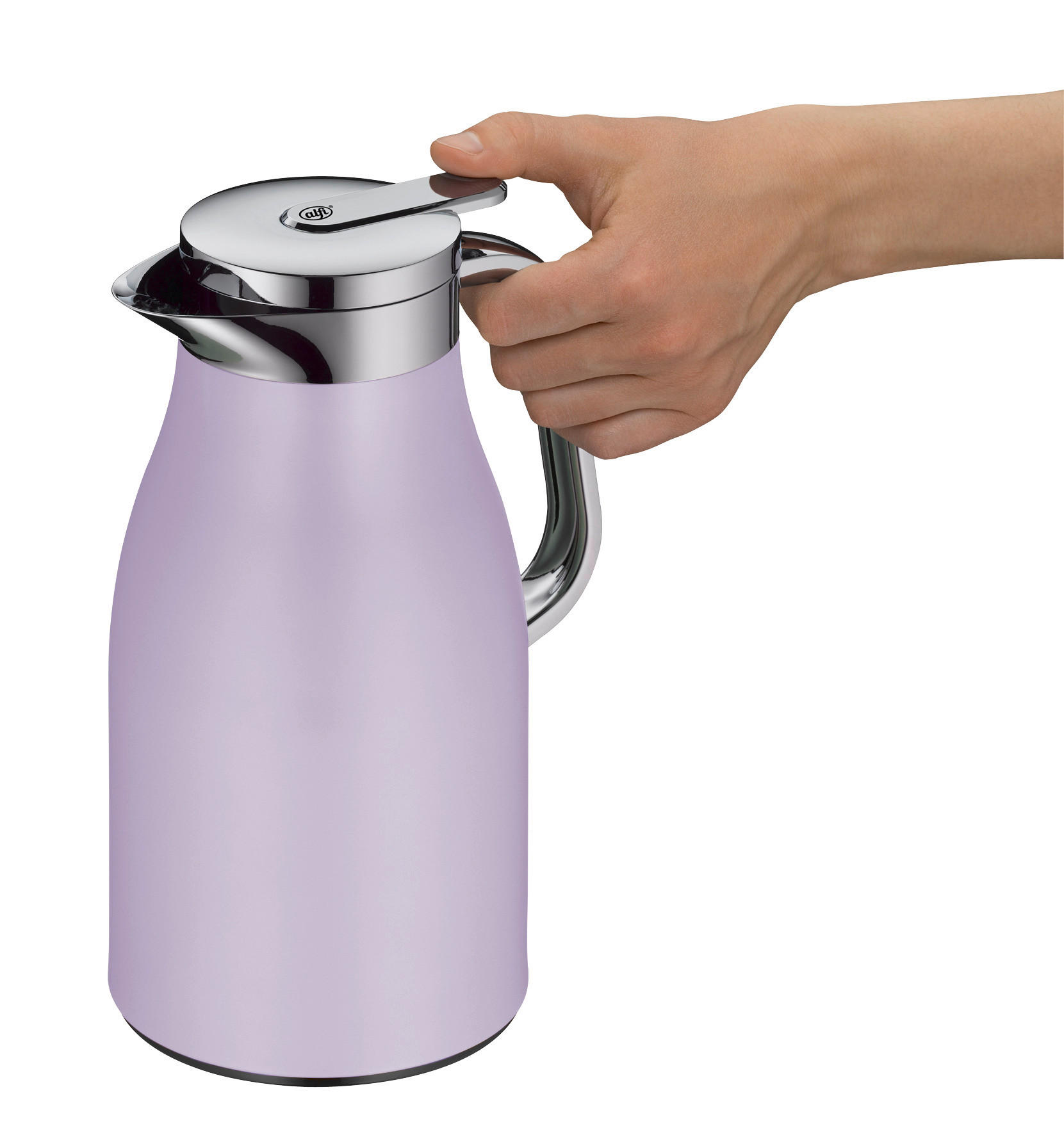 ISOLIERKANNE SKYLINE 1,0 L  - Lila/Flieder, KONVENTIONELL, Metall (1,0l) - Alfi
