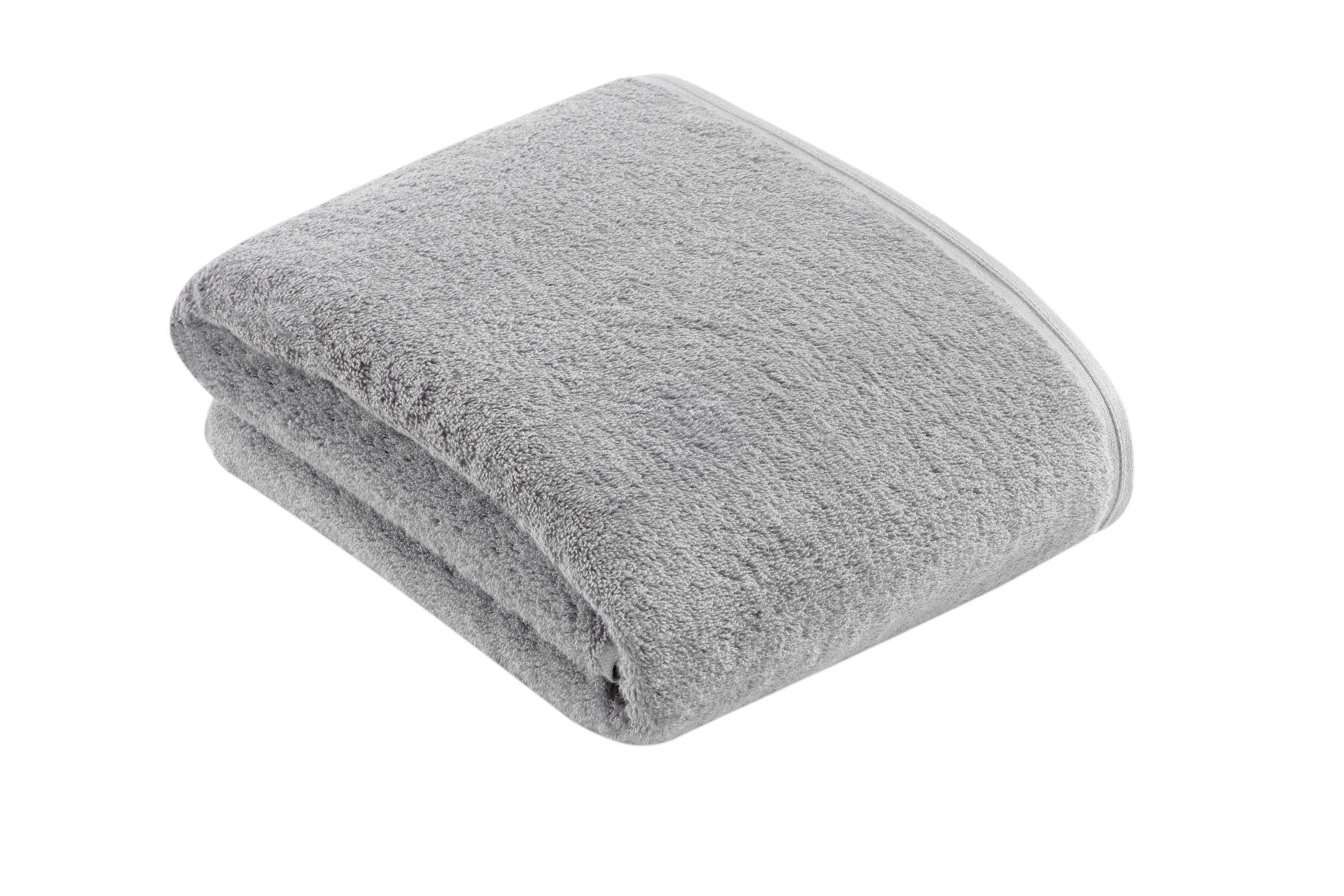 RUČNÍK DO KOUPELNY, 100/150 cm, šedá - šedá, Basics, textil (100/150cm) - Vossen