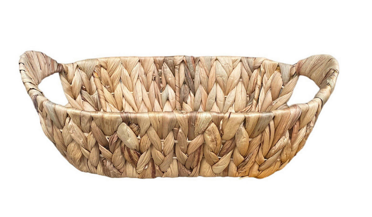 REGALKORB 32/19/8-10 cm  - Hellbraun, Basics, Naturmaterialien/Metall (32/19/8-10cm) - Landscape