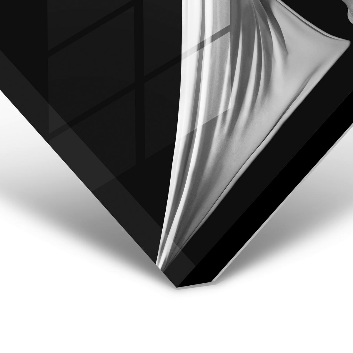 BILD 100/150 cm  - Schwarz/Weiß, Design, Kunststoff (100/150cm)