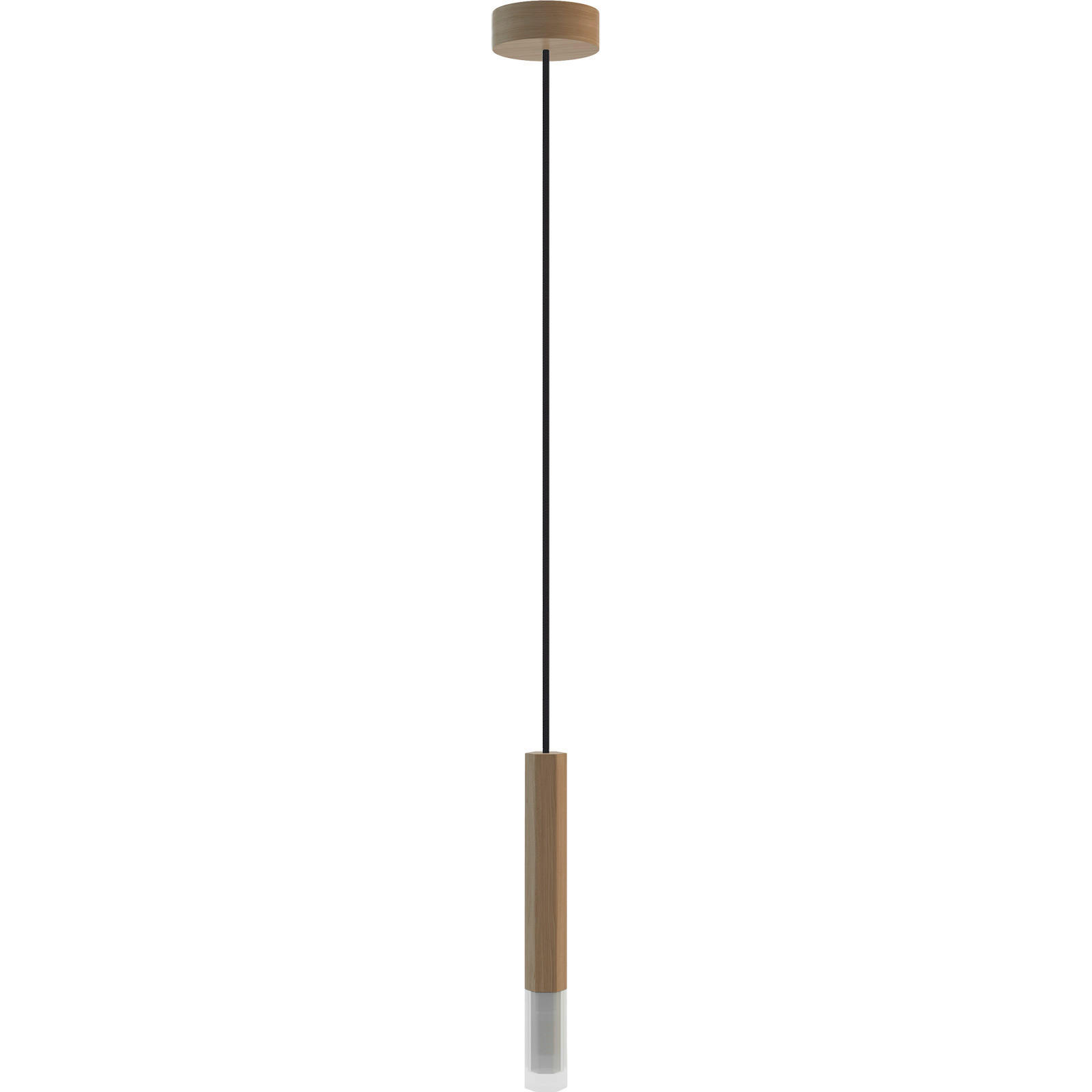 HÄNGELEUCHTE 10/150 cm  - Schwarz/Naturfarben, Natur, Holz (10/150cm)