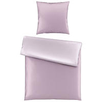 WENDEBETTWÄSCHE Satin 155/220 cm  - Mauve, Basics, Textil (155/220cm) - Bio:Vio