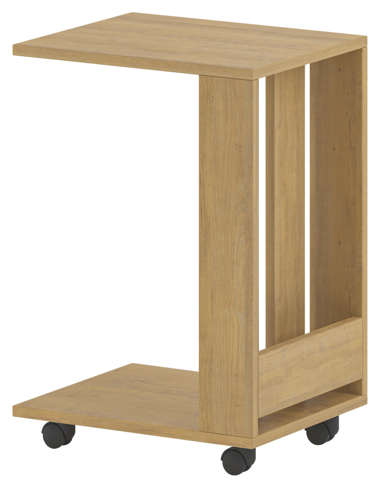 BEISTELLTISCH 37/45/60 cm Eichefarben  - Eichefarben, Design, Holzwerkstoff/Kunststoff (37/45/60cm) - Livetastic