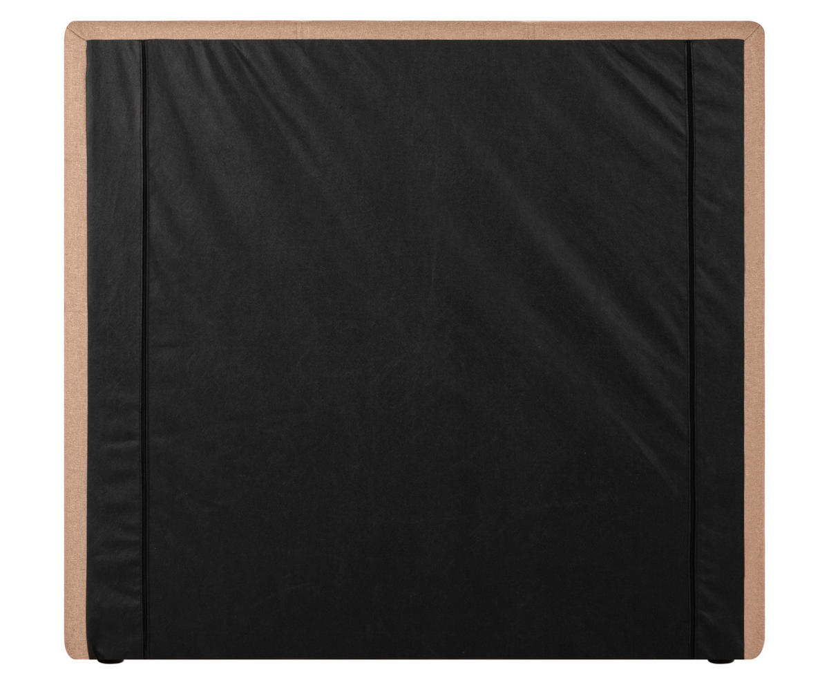 BOXSPRINGBETT 140/200 cm,  in Orange  - Schwarz/Orange, Design, Kunststoff/Textil (140/200cm) - Welnova