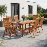 GARTENSET 10-teilig EukalyptusholzHartholz 10-teilig  - Naturfarben, KONVENTIONELL, Holz - Gardenson