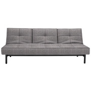 SCHLAFSOFA in Holz, Metall, Textil Grau - Schwarz/Grau, Design, Holz/Textil (210/79/90cm) - Innovation