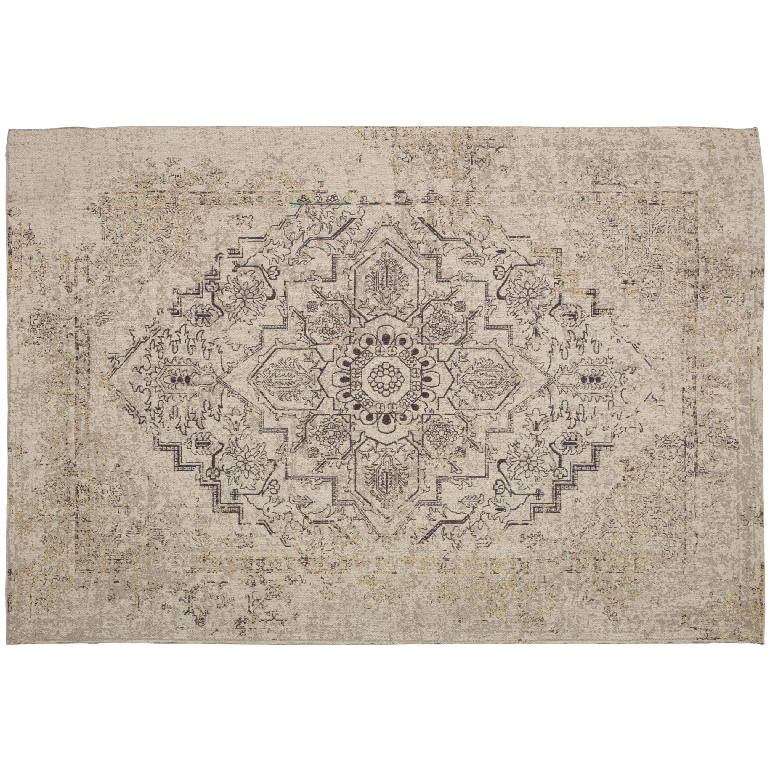 TEPPICH 170/240 cm ERIC Beige rechteckig  - Beige, Basics, Textil (170/240cm)