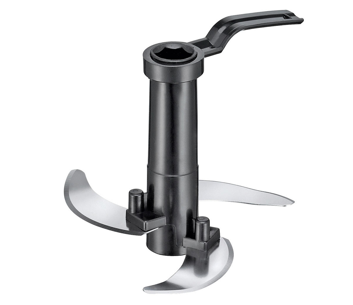 UNIVERSALZERKLEINERER TURBO  - Transparent/Schwarz, Basics, Kunststoff (14,8cm) - KÜCHENPROFI
