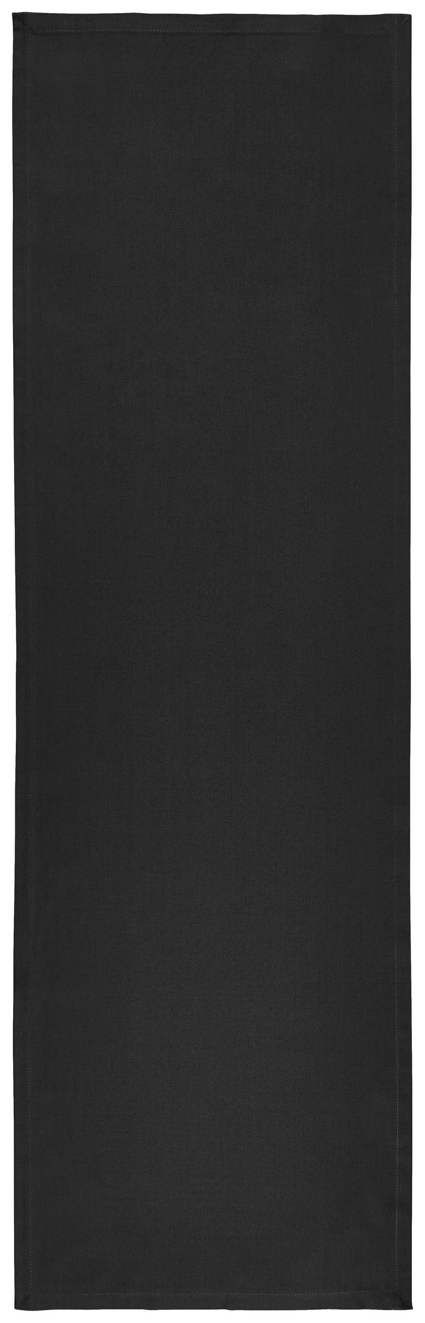 ÚZKY OBRUS, 45/150 cm, čierna - čierna, Basics, textil (45/150cm) - Novel