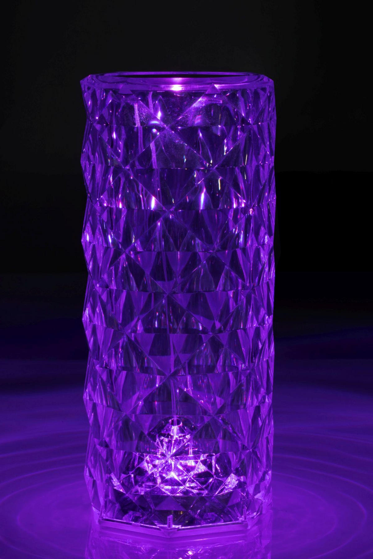 DEKORAČNÍ LED SVÍTIDLO, dálkový ovladač, dotykový stmívač, 9/22 cm  - průhledné, Lifestyle, plast (9/22cm) - Novel