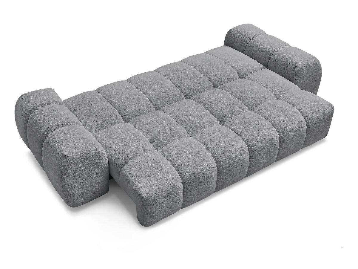 SCHLAFSOFA Flachgewebe Dunkelgrau  - Dunkelgrau/Schwarz, MODERN, Kunststoff/Textil (278/115/90cm) - Livetastic