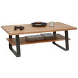 COUCHTISCH in Holz, Metall 120/70/42,6 cm  - Schwarz/Kernbuche, Natur, Holz/Metall (120/70/42,6cm) - Valnatura