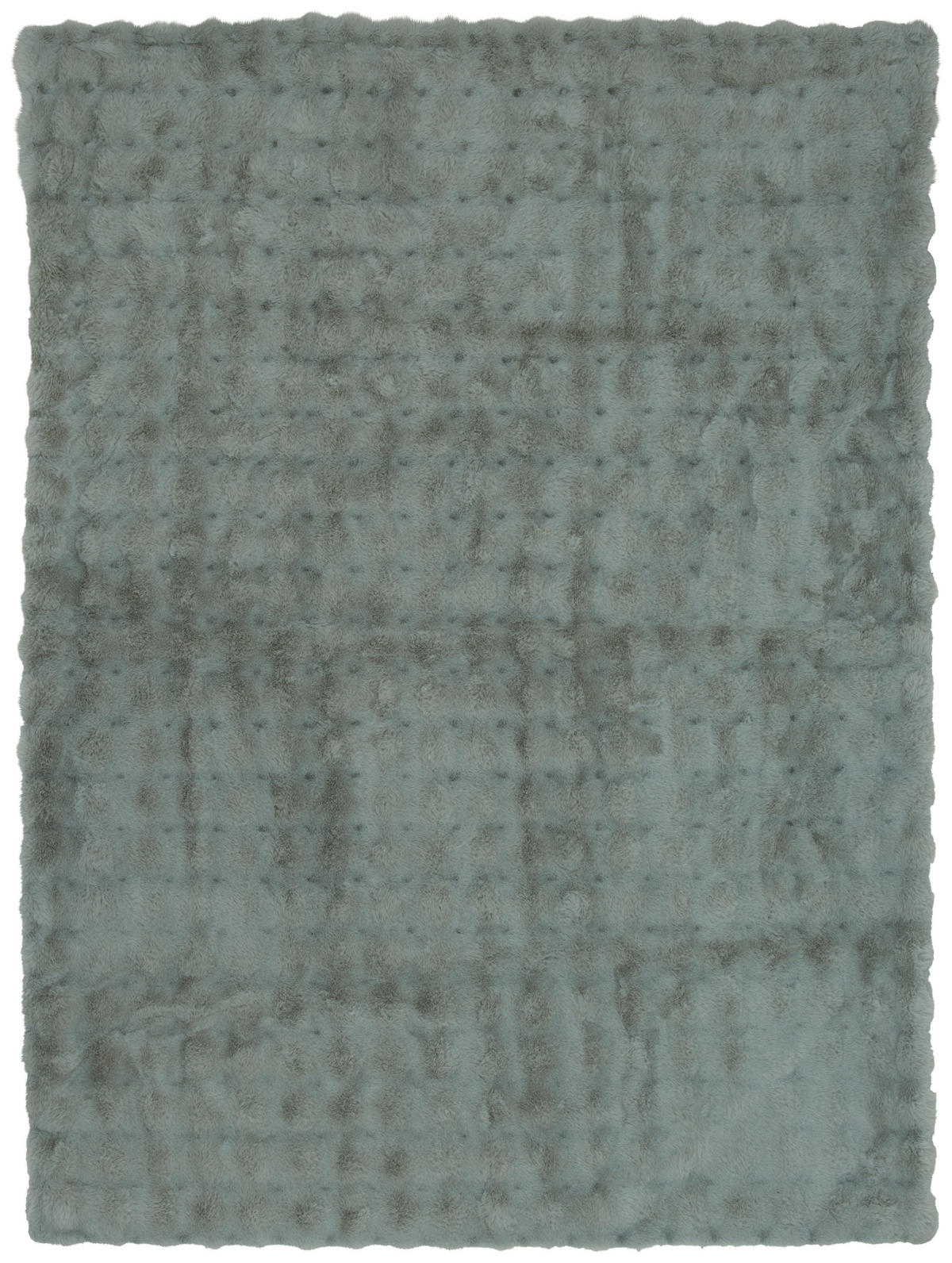 FELLDECKE 150/200 cm  - Grau/Grün, Basics, Textil (150/200cm) - Novel