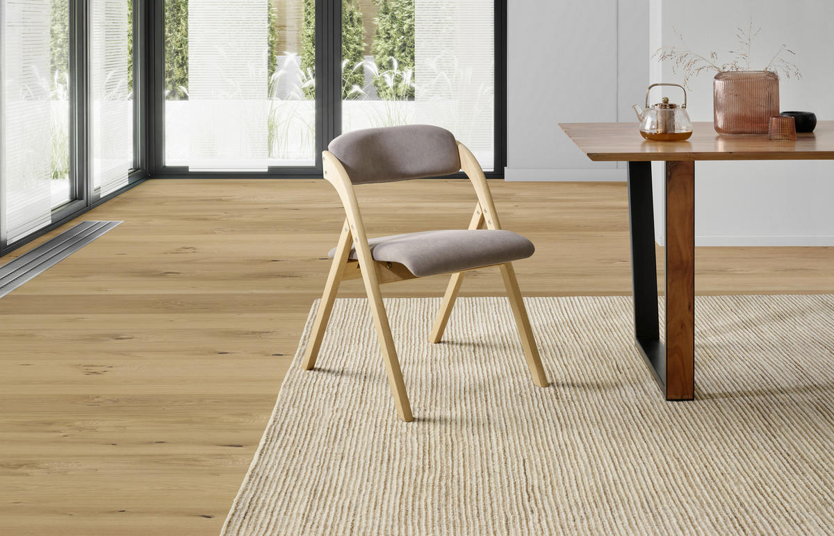 ARMLEHNSTUHL  in Samt  - Naturfarben/Braun, MODERN, Holz/Textil (52/78/53cm) - MID.YOU