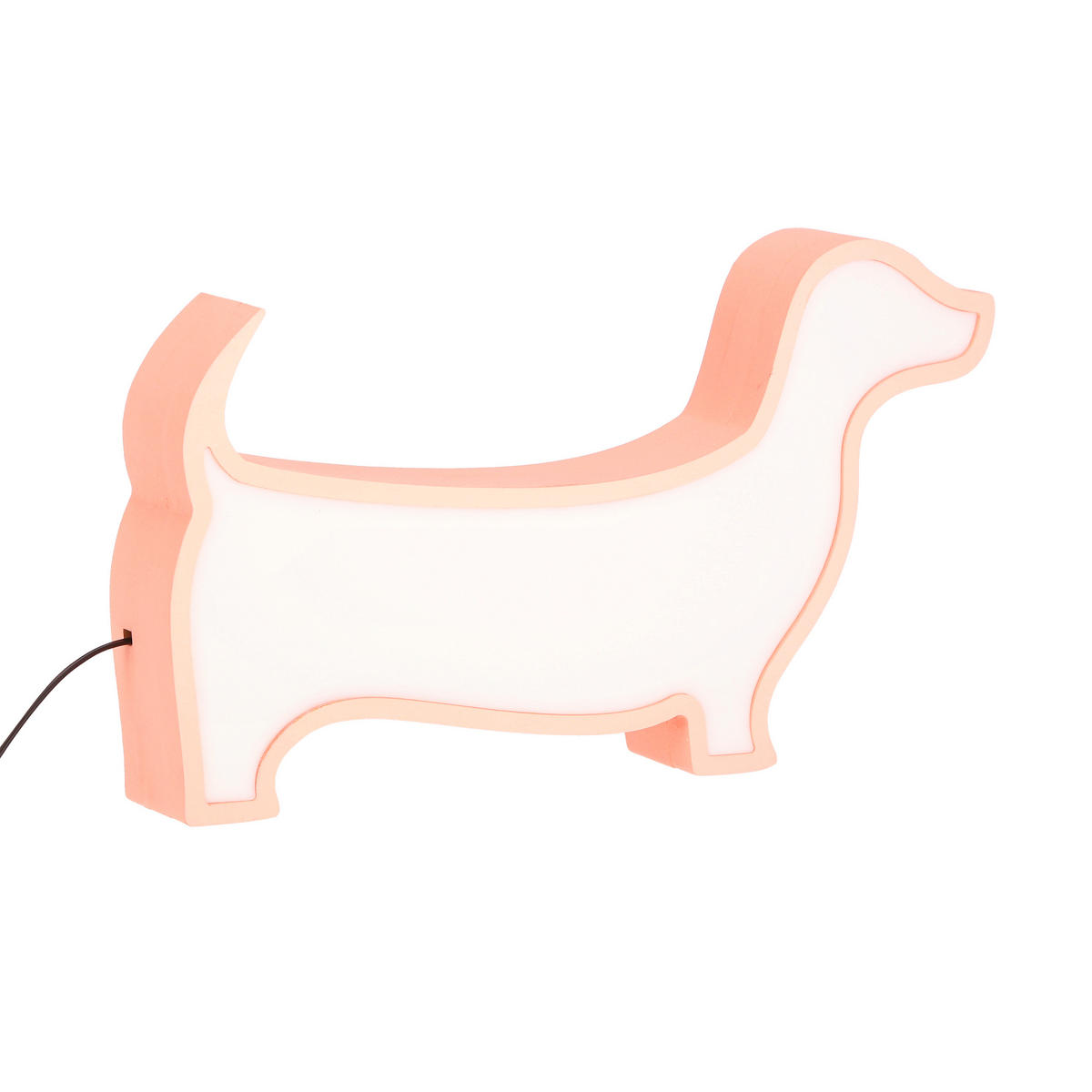 BORDSLAMPA FÖR BARN - pink, Basics, trämaterial/plast (32/3.5/18cm)