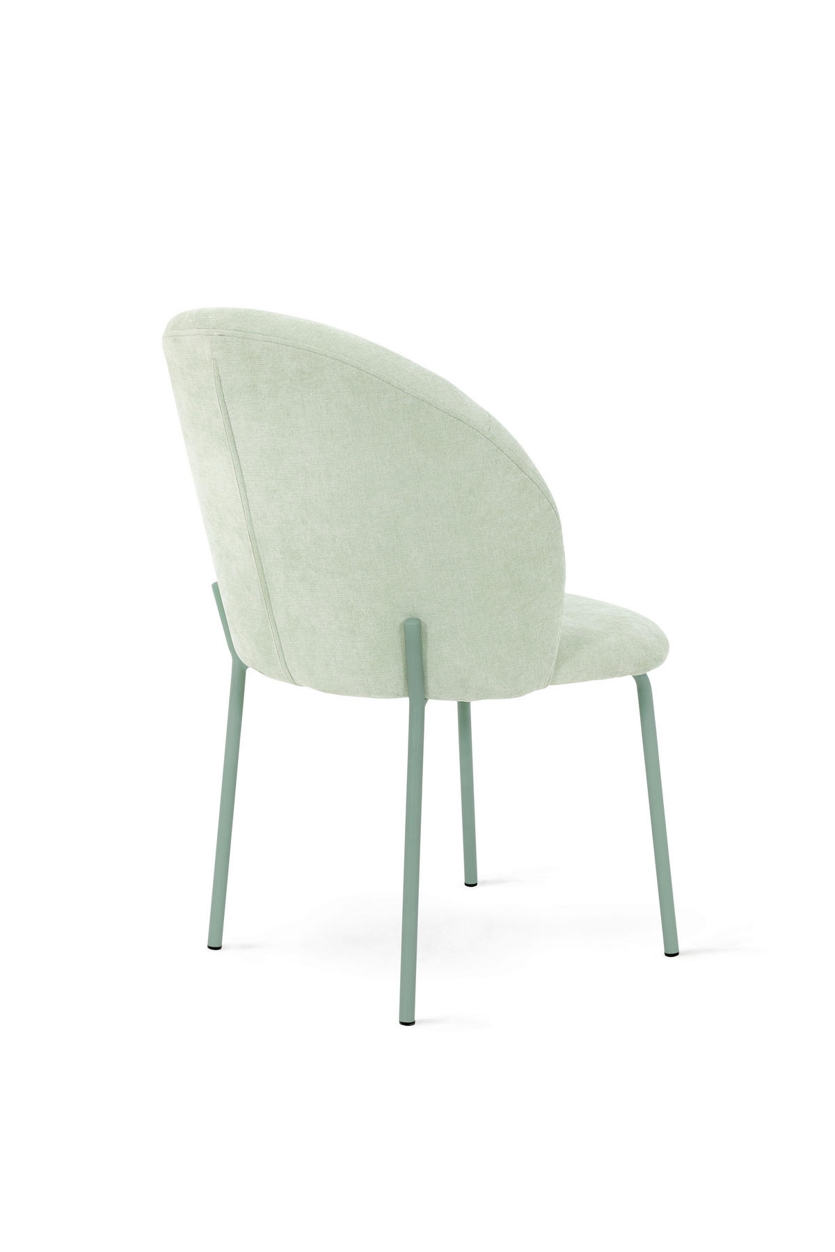 STUHL  in Stahl Chenille Metall, Textil  - Salbeigrün, Basics, Textil/Metall (51/83/59cm) - Tom Tailor