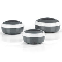 THERMOSCHÜSSEL GOURMETmaxx   - Weiß/Grau, Basics, Kunststoff/Metall (20,7/11,2cm) - GOURMETMAXX