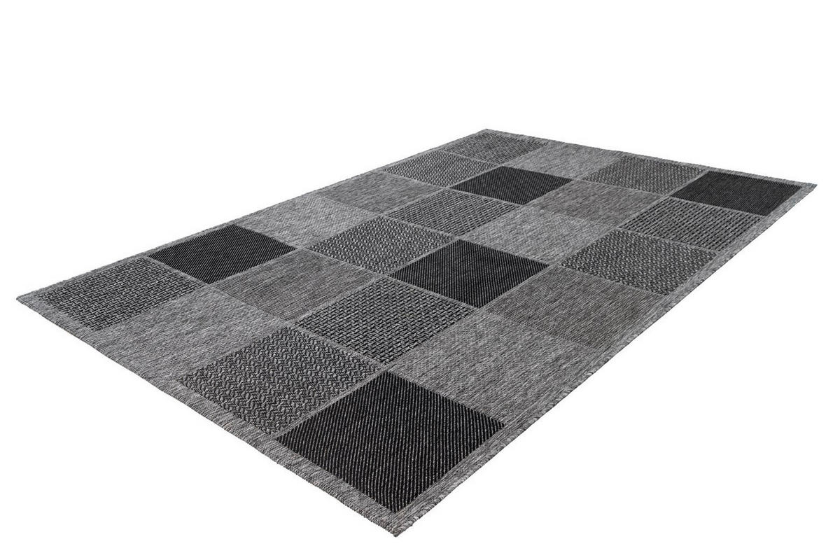 FLACHWEBETEPPICH 80/150 cm Indonesia - Sulawesi Silber Grau  - Grau, KONVENTIONELL, Textil (80/150cm)