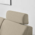 ECKSOFA in Webstoff Beige  165/224 cm  - Beige/Schwarz, KONVENTIONELL, Kunststoff/Textil (165/224cm) - Xora