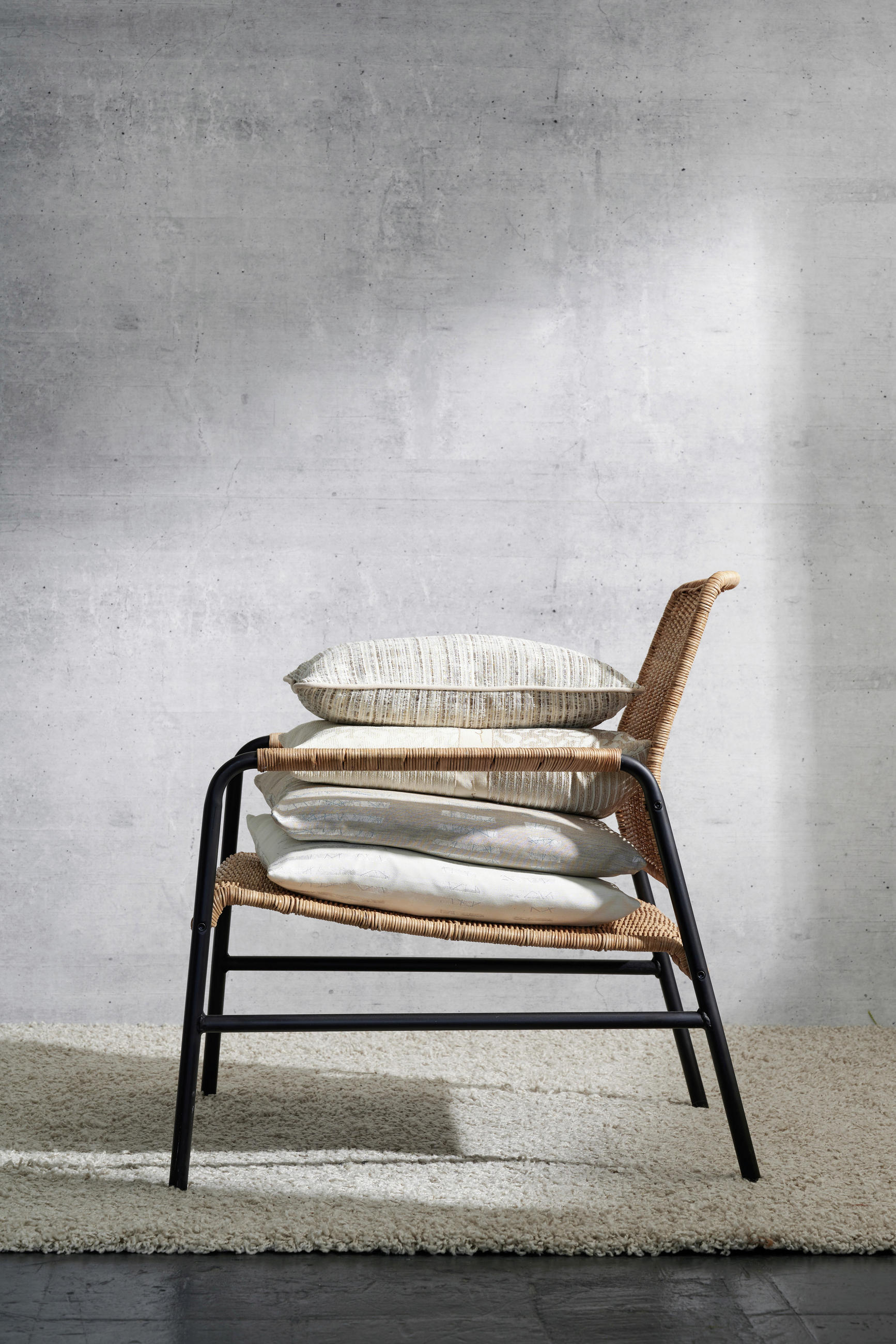 KISSENHÜLLE Loft Style 49/49 cm  - Beige/Naturfarben, Basics, Textil (49/49cm) - Ambiente