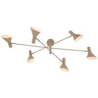 DECKENLEUCHTE 103/83/40.5 cm   - Beige, Design, Metall (103/83/40.5cm) - Collet's Monde