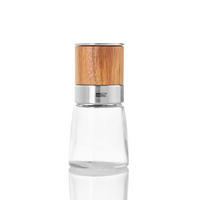 SALZ- ODER PFEFFERMÜHLE AKASIA  - Akaziefarben, Basics, Holz/Keramik (6,5/13,5cm) - AdHoc