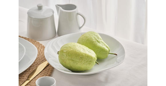 KOMBISERVICE Weiß Ascona 62-teilig 6 Personen  - Weiß, Basics, Keramik - Novel