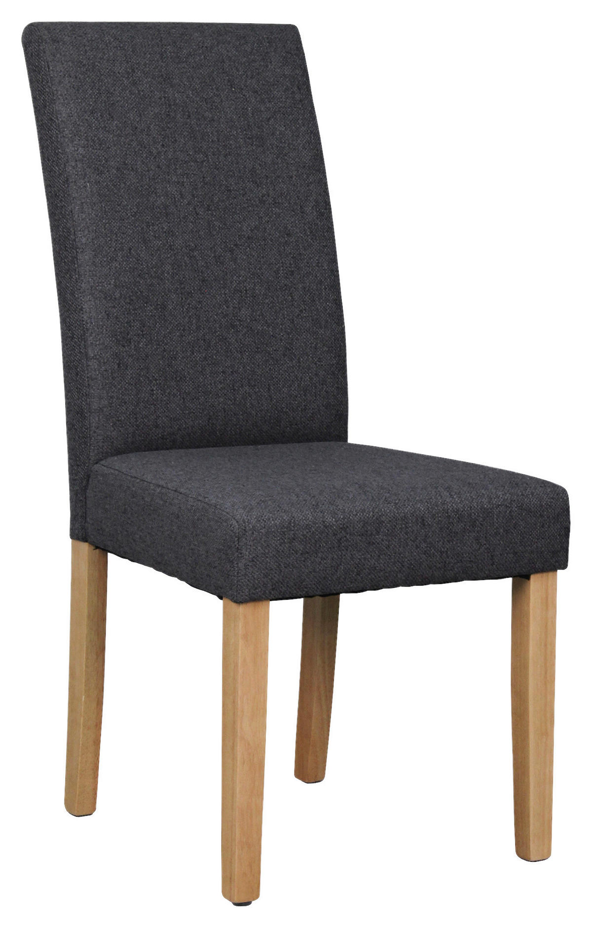 STUHL-SET - Dunkelgrau/Schwarz, MODERN, Holz/Textil (47/99,5/60cm) - MID.YOU