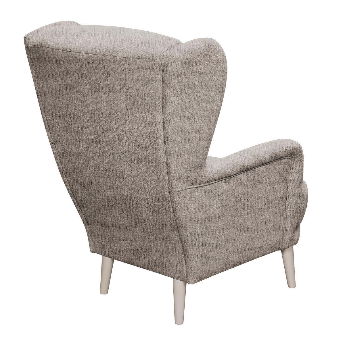SESSEL in Mikrovelours Taupe  - Taupe/Kaschmir, MODERN, Holz/Textil (74/106/94cm) - MID.YOU
