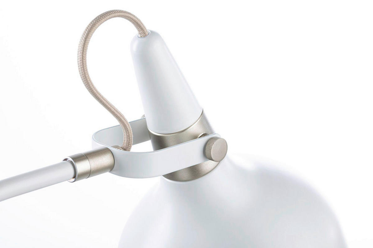 TISCHLEUCHTE Juna  - Goldfarben/Weiß, Design, Metall (18,0/51,0/25,5cm) - Paulmann