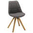 STUHL in Textil Eichefarben, Dunkelgrau - Eichefarben/Dunkelgrau, Design, Holz/Textil (49/87,5/56cm) - Carryhome STUHL in Textil Eichefarben, Dunkelgrau - Eichefarben/Dunkelgrau, Design, Holz/Textil (49/87,5/56cm) - Carryhome
